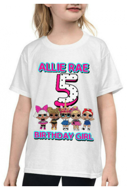 Personalized Name And Age, LOL Dollz SVG, LOL Dollz T-shirts Design,Printable, Digital Download, Iron on Transfer, Customized File, Jpg File